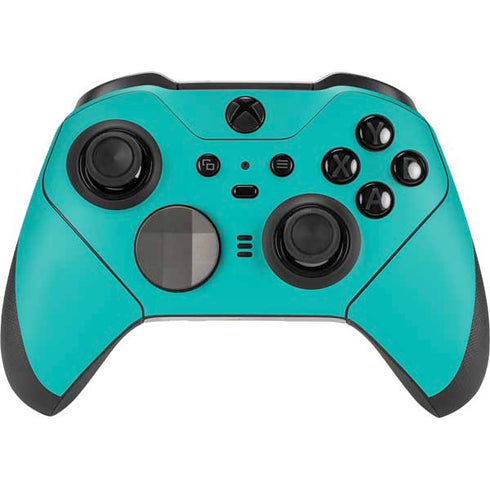 Aqua Blue Blue Solid Xbox Elite Wireless Controller Series 2 Skin