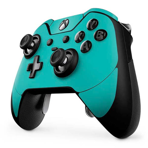Aqua Blue Blue Solid Xbox One Elite Controller Skin