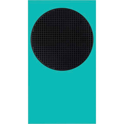 Aqua Blue Blue Solid Xbox Series S Console Skin