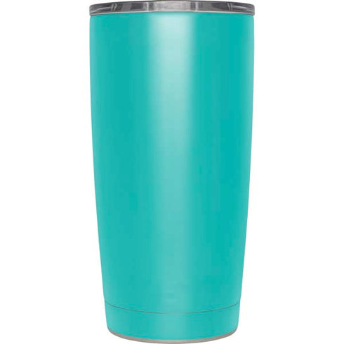 Aqua Blue Blue Solid Yeti 20oz Tumbler Skin