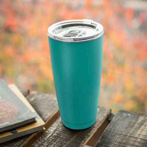 Aqua Blue Blue Solid Yeti 20oz Tumbler Skin