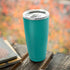 Aqua Blue Blue Solid Yeti 20oz Tumbler Skin
