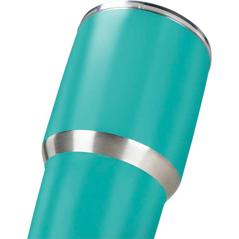 Aqua Blue Blue Solid Yeti 30oz Rambler Tumbler Skin