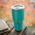 Aqua Blue Blue Solid Yeti 30oz Rambler Tumbler Skin