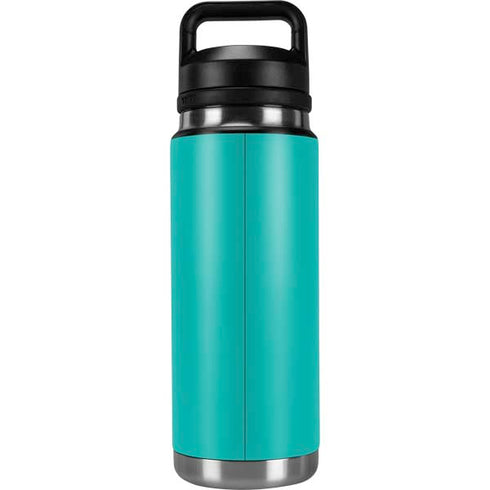 Aqua Blue Blue Solid YETI Rambler 26oz Bottle Skin