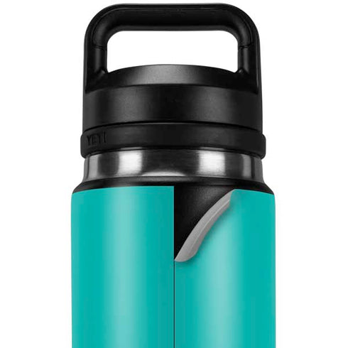 Aqua Blue Blue Solid YETI Rambler 26oz Bottle Skin