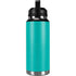 Aqua Blue Blue Solid YETI Rambler 36oz Bottle Skin