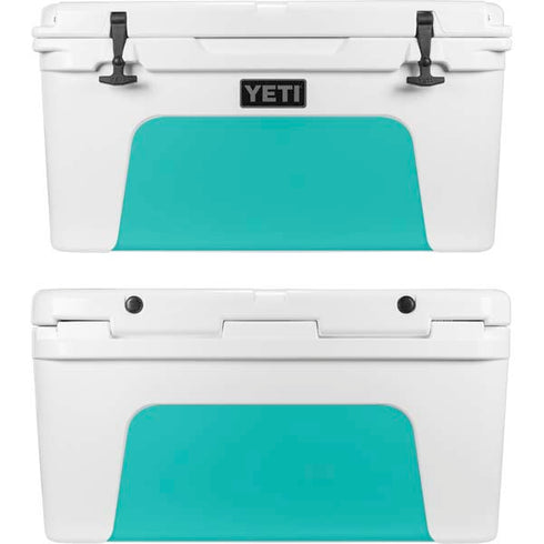 Aqua Blue YETI Tundra 65 Hard Cooler Skin