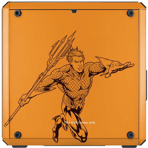 DC Comics Aquaman Comic Pop Cooler Master MasterBox Q300L Mini Tower Skin