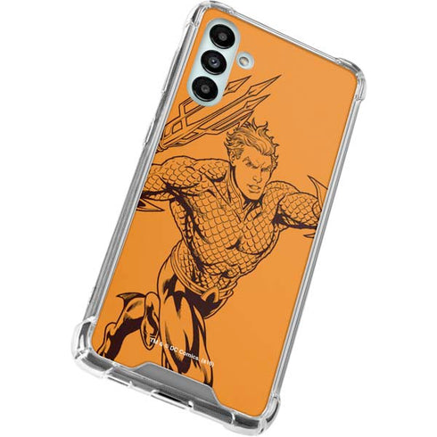 DC Comics Aquaman Comic Pop Galaxy A13 5G Clear Case