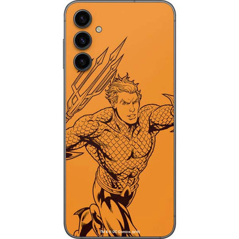 DC Comics Aquaman Comic Pop Galaxy A14 5G Skin