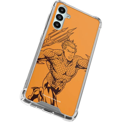 DC Comics Aquaman Comic Pop Galaxy A15 5G Clear Case