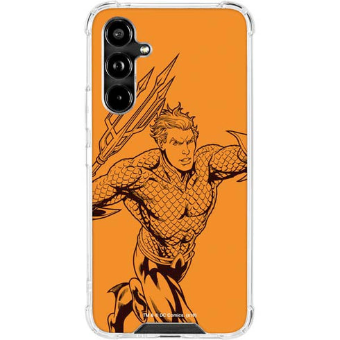 DC Comics Aquaman Comic Pop Galaxy A54 5G Clear Case