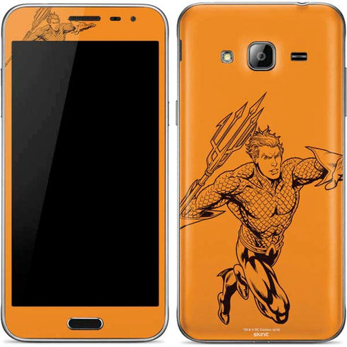 DC Comics Aquaman Comic Pop Galaxy J3 Skin
