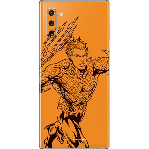 DC Comics Aquaman Comic Pop Galaxy Note 10 Skin