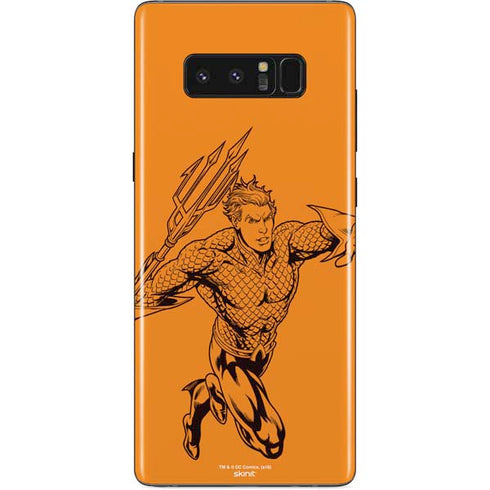 DC Comics Aquaman Comic Pop Galaxy Note 8 Skin