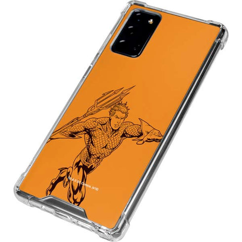 DC Comics Aquaman Comic Pop Galaxy Note20 5G Clear Case