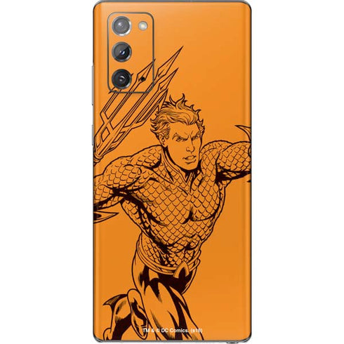 DC Comics Aquaman Comic Pop Galaxy Note20 5G Skin