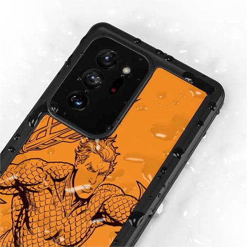 DC Comics Aquaman Comic Pop Galaxy Note20 Ultra 5G Waterproof Case