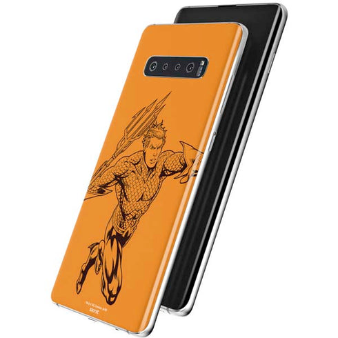 DC Comics Aquaman Comic Pop Galaxy S10 Skin