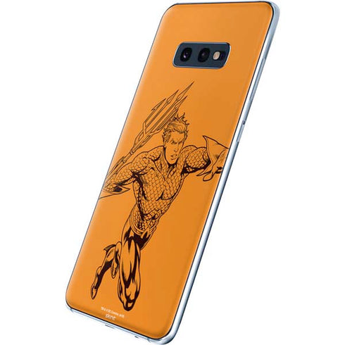 DC Comics Aquaman Comic Pop Galaxy S10e Skin