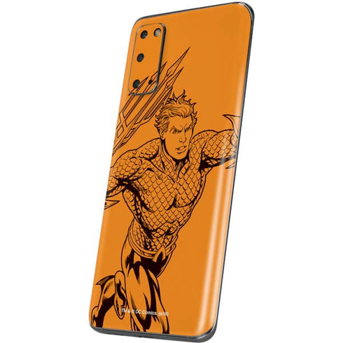 DC Comics Aquaman Comic Pop Galaxy S20 Skin