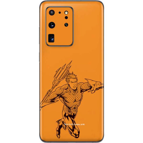 DC Comics Aquaman Comic Pop Galaxy S20 Ultra 5G Skin
