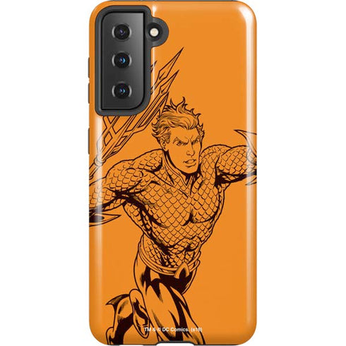 DC Comics Aquaman Comic Pop Galaxy S21 5G Pro Case