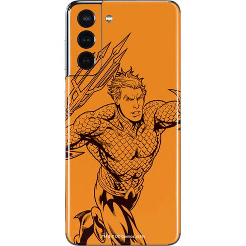 DC Comics Aquaman Comic Pop Galaxy S21 5G Skin
