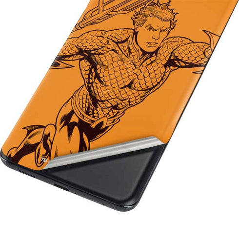 DC Comics Aquaman Comic Pop Galaxy S21 5G Skin