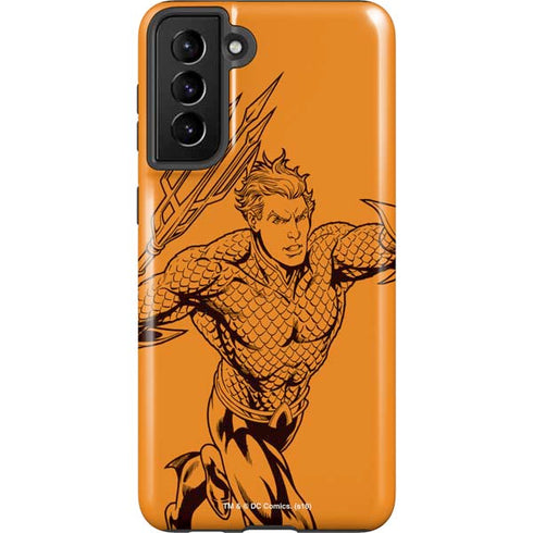 DC Comics Aquaman Comic Pop Galaxy S21 Plus 5G Pro Case