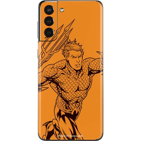 DC Comics Aquaman Comic Pop Galaxy S21 Plus 5G Skin