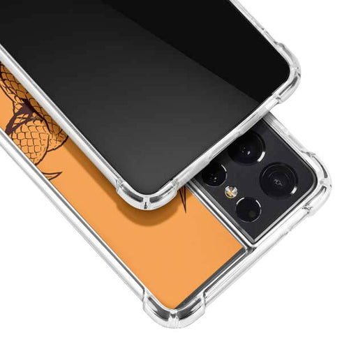 DC Comics Aquaman Comic Pop Galaxy S21 Ultra 5G Clear Case