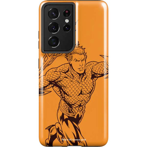 DC Comics Aquaman Comic Pop Galaxy S21 Ultra 5G Pro Case