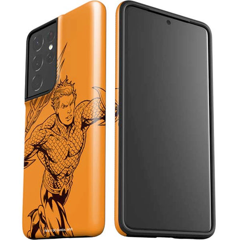 DC Comics Aquaman Comic Pop Galaxy S21 Ultra 5G Pro Case