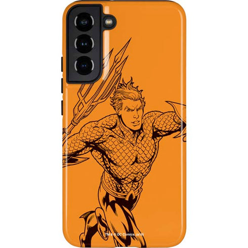 DC Comics Aquaman Comic Pop Galaxy S22 Plus Pro Case