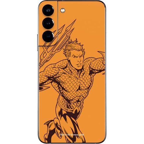 DC Comics Aquaman Comic Pop Galaxy S22 Plus Skin