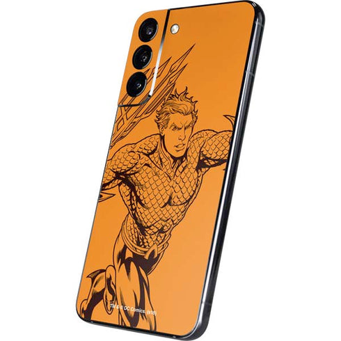 DC Comics Aquaman Comic Pop Galaxy S22 Plus Skin