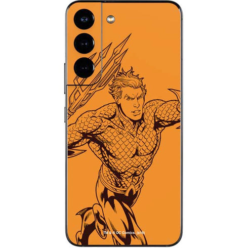 DC Comics Aquaman Comic Pop Galaxy S22 Skin