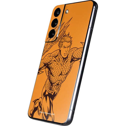 DC Comics Aquaman Comic Pop Galaxy S22 Skin