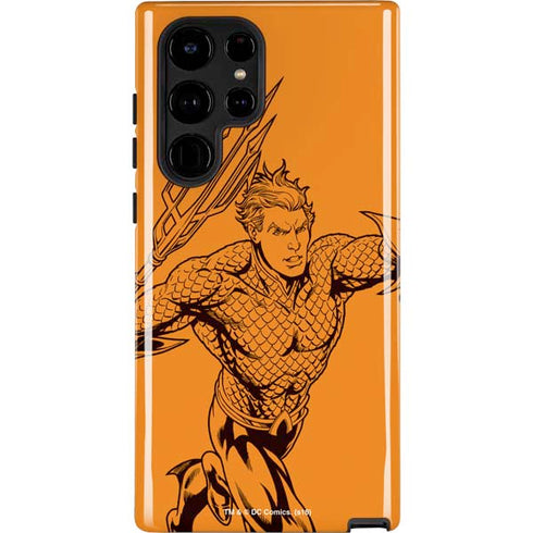 DC Comics Aquaman Comic Pop Galaxy S22 Ultra Pro Case