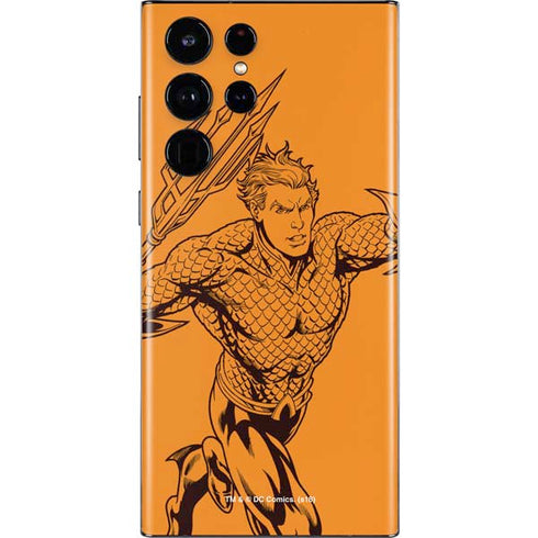DC Comics Aquaman Comic Pop Galaxy S22 Ultra Skin