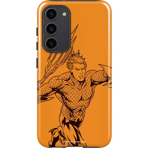 DC Comics Aquaman Comic Pop Galaxy S23 Plus Pro Case