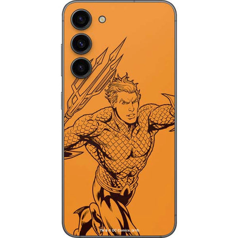 DC Comics Aquaman Comic Pop Galaxy S23 Plus Skin
