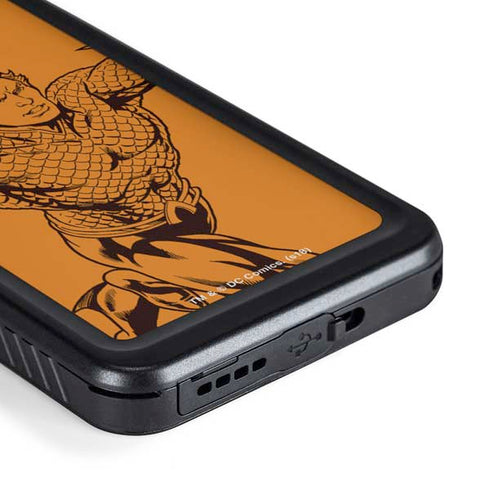 DC Comics Aquaman Comic Pop Galaxy S23 Plus Waterproof Case