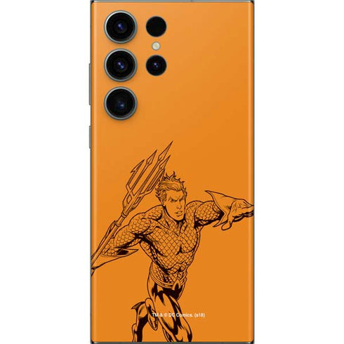 DC Comics Aquaman Comic Pop Galaxy S23 Ultra Skin