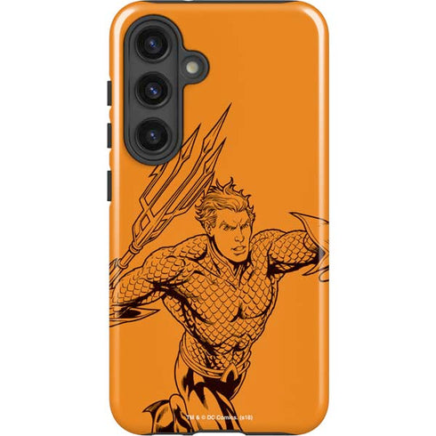 DC Comics Aquaman Comic Pop Galaxy S24 Plus Impact Case