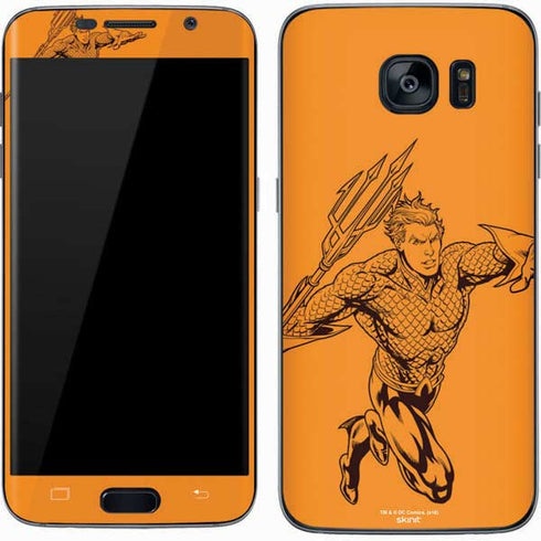 DC Comics Aquaman Comic Pop Galaxy S7 Skin