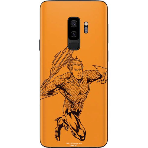 DC Comics Aquaman Comic Pop Galaxy S9 Plus Skin