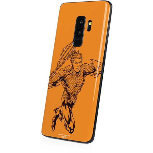 DC Comics Aquaman Comic Pop Galaxy S9 Plus Skin